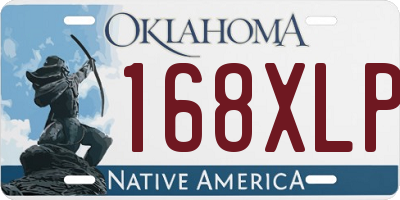 OK license plate 168XLP