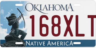 OK license plate 168XLT