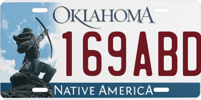 OK license plate 169ABD