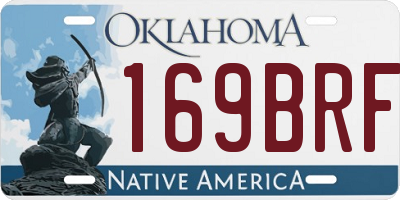 OK license plate 169BRF