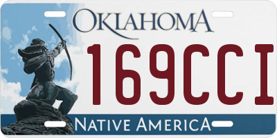 OK license plate 169CCI