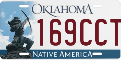 OK license plate 169CCT