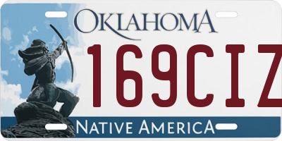 OK license plate 169CIZ
