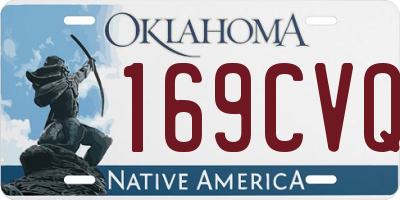 OK license plate 169CVQ