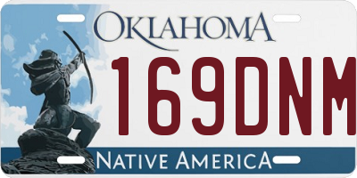 OK license plate 169DNM