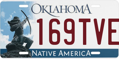 OK license plate 169TVE