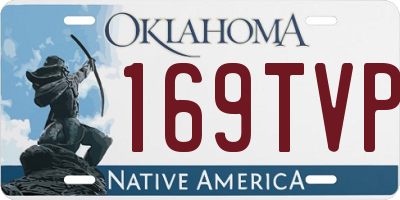 OK license plate 169TVP