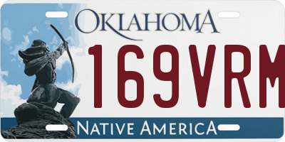OK license plate 169VRM