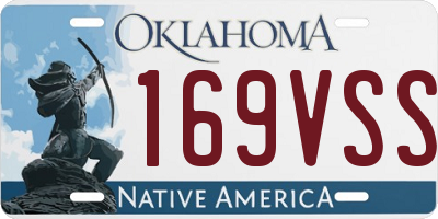 OK license plate 169VSS