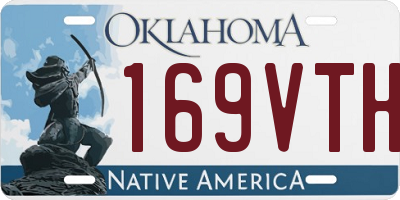 OK license plate 169VTH