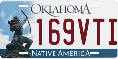 OK license plate 169VTI