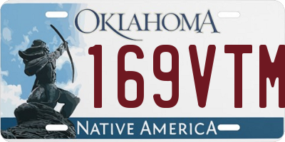 OK license plate 169VTM