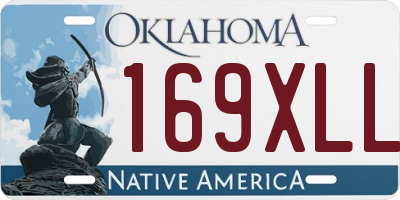 OK license plate 169XLL