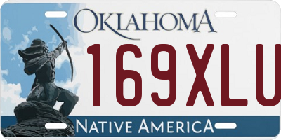OK license plate 169XLU