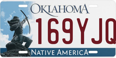 OK license plate 169YJQ