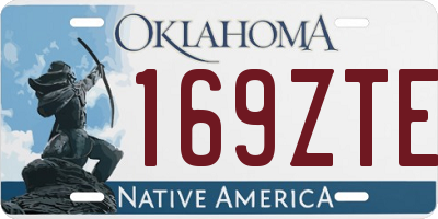 OK license plate 169ZTE