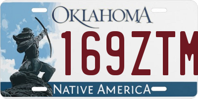 OK license plate 169ZTM
