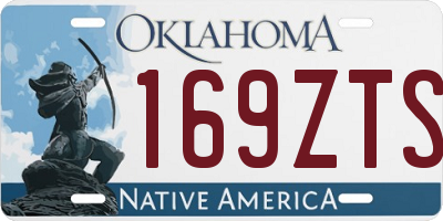 OK license plate 169ZTS