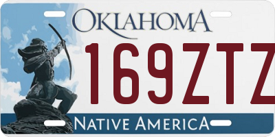 OK license plate 169ZTZ