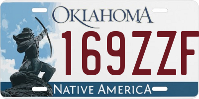 OK license plate 169ZZF