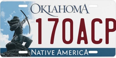 OK license plate 170ACP