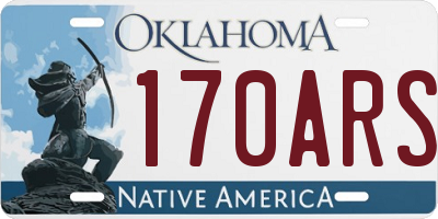 OK license plate 170ARS