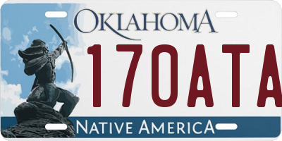 OK license plate 170ATA