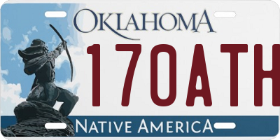 OK license plate 170ATH