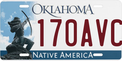 OK license plate 170AVC