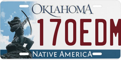 OK license plate 170EDM