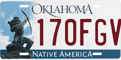 OK license plate 170FGV