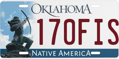 OK license plate 170FIS
