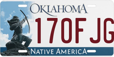 OK license plate 170FJG