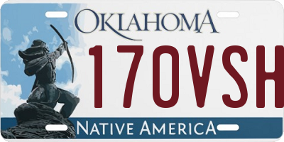 OK license plate 170VSH