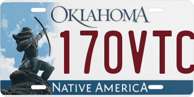 OK license plate 170VTC