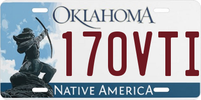 OK license plate 170VTI