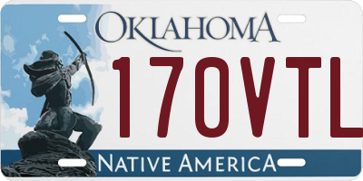 OK license plate 170VTL