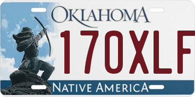 OK license plate 170XLF