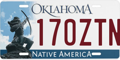 OK license plate 170ZTN