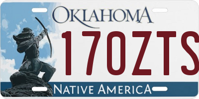 OK license plate 170ZTS