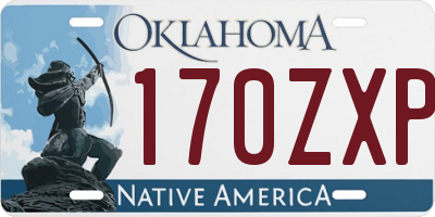 OK license plate 170ZXP