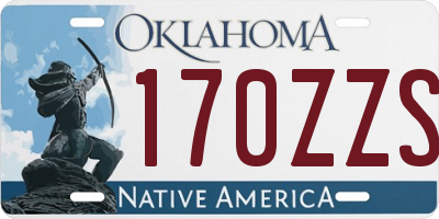 OK license plate 170ZZS