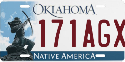OK license plate 171AGX
