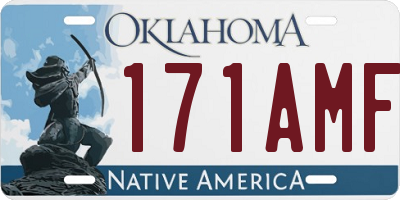 OK license plate 171AMF
