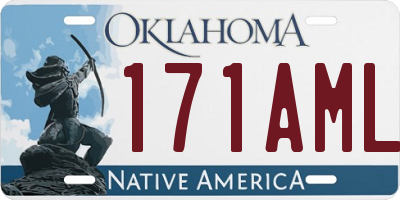 OK license plate 171AML