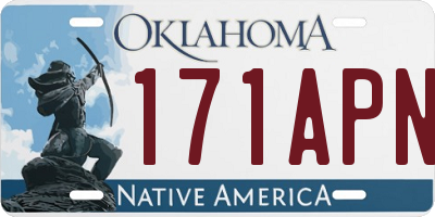 OK license plate 171APN