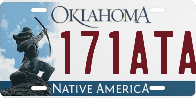 OK license plate 171ATA