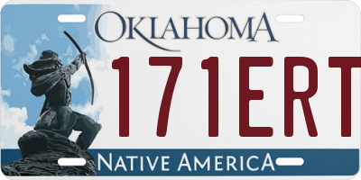 OK license plate 171ERT
