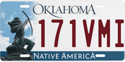 OK license plate 171VMI