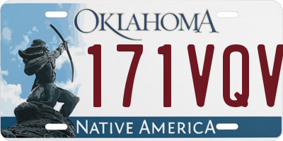 OK license plate 171VQV